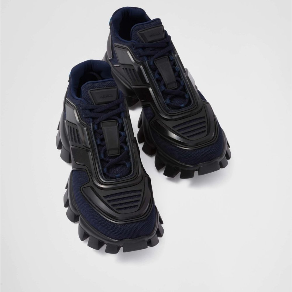 NIB-Prada Cloud Bust Thunder Sneakers-Blue/Black Sz 35.5-$1295